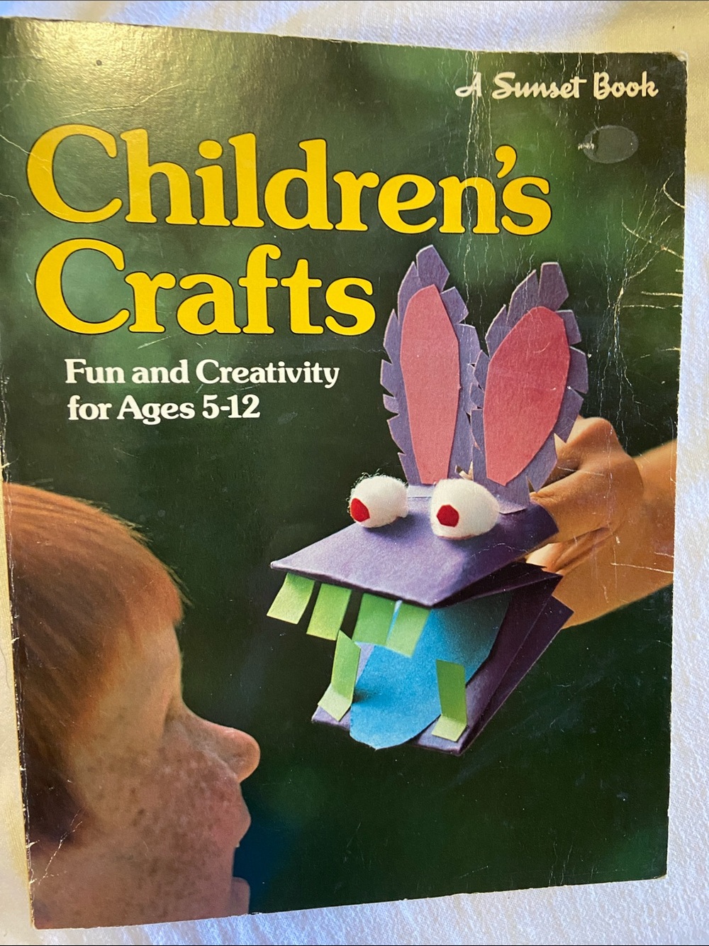 Vintage 70s 1970s PHOTOS Children's Crafts Craft Book art activity activities